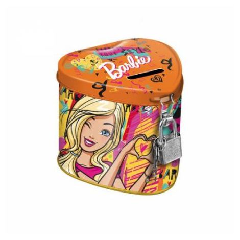 Skarbonka metalowa Starpak Serce Barbie